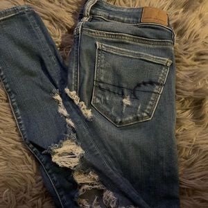 American eagle ripped jeans